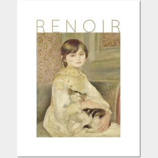 Pierre-Auguste Renoir - Child with a Cat - Julie Manet Posters and Art